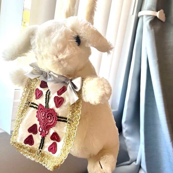 Leg Avenue Alice in Wonderland Costume White Rabbit Purse Halloween Cosplay - Picture 2 of 7